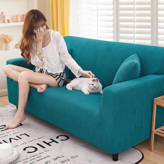 Housse de Canapé Jacquard