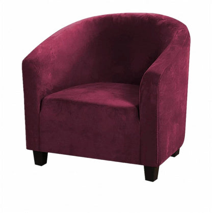 Housse de fauteuil extensible en velours