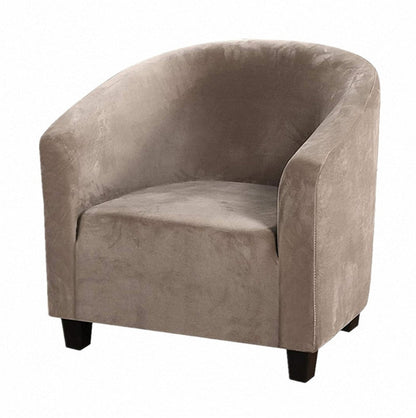 Housse de fauteuil extensible en velours
