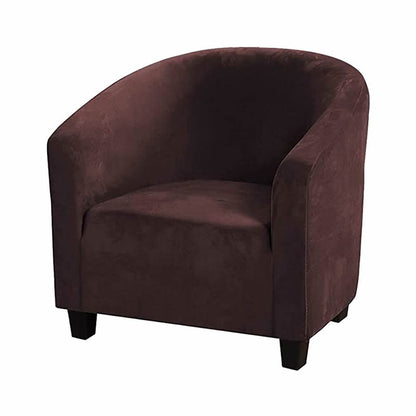 Housse de fauteuil extensible en velours