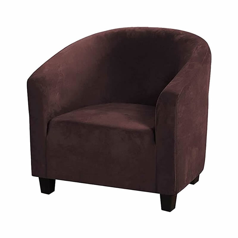 Housse de fauteuil extensible en velours